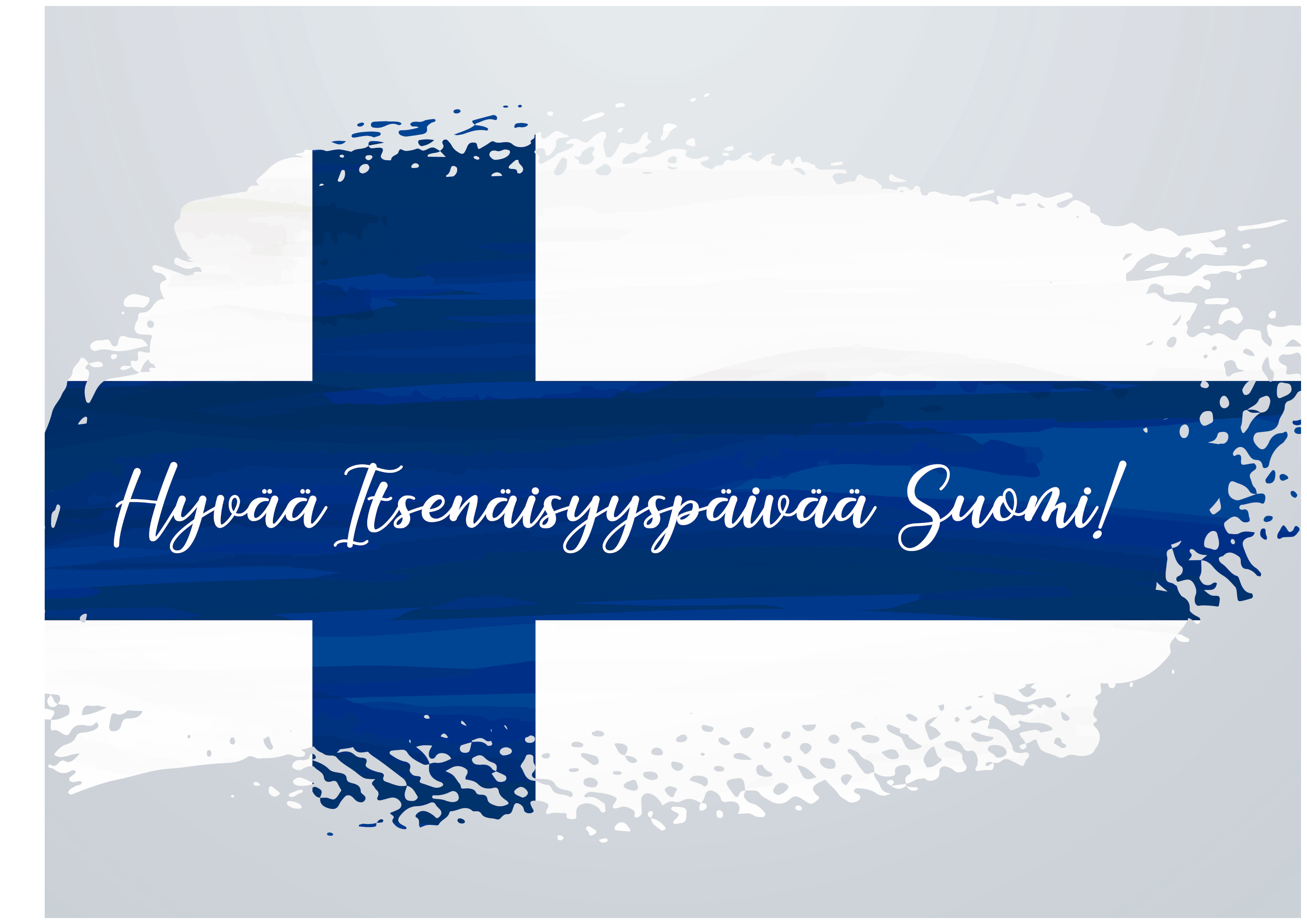 Hyvää itsenäisyyspäivää Suomi! - Syötävä kakkukuva kakkuun